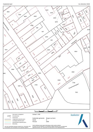 Floorplan - Blauwehandstraat 8, 4611 RL Bergen op Zoom